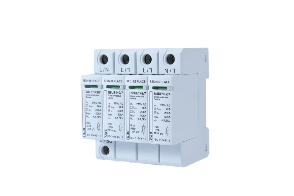 N8UE1+2 Protecteur de surtension de disjoncteur BT Iimp7kA-4P